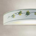 Crescent Wall Sconce in Hand Painted Artisan Ceramic - Trieste Viadurini