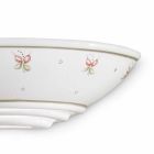 Half Moon Wall Sconce in Ceramic Hand Painted Floral - Trieste Viadurini