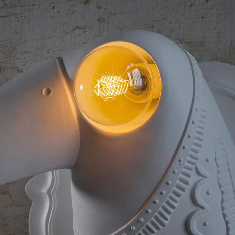 Wall Lamp in Matt White Ceramic Modern Italian Design - Tucano Viadurini