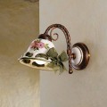 Ceramic wall sconce made of ceramic Napoli by Ferroluce