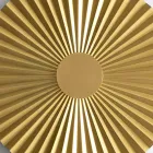 Wall Sconce in Pleated Natural Brass 2 Sizes - Pliè by Il Fanale Viadurini