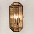 Handcrafted Wall Lamp in Glass and Brass 1 or 2 Lights - Bound by Il Fanale