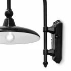 Classic Design Aluminum Outdoor Wall Lamp Made in Italy - Campobasso Viadurini