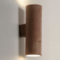 Outdoor Wall Lamp in Colored Clay and PMMA Made in Italy - Toscot Hans