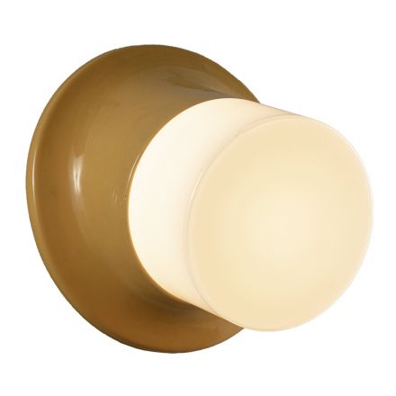 Outdoor Wall Lamp in Majolica and Blown Glass Made in Italy - Toscot Swinger Viadurini