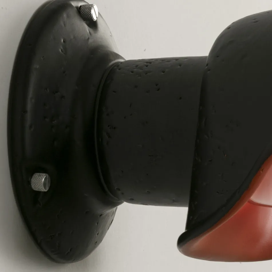 Tuscan Majolica Outdoor Wall Lamp Handmade in Italy - Toscot Bistrò Viadurini