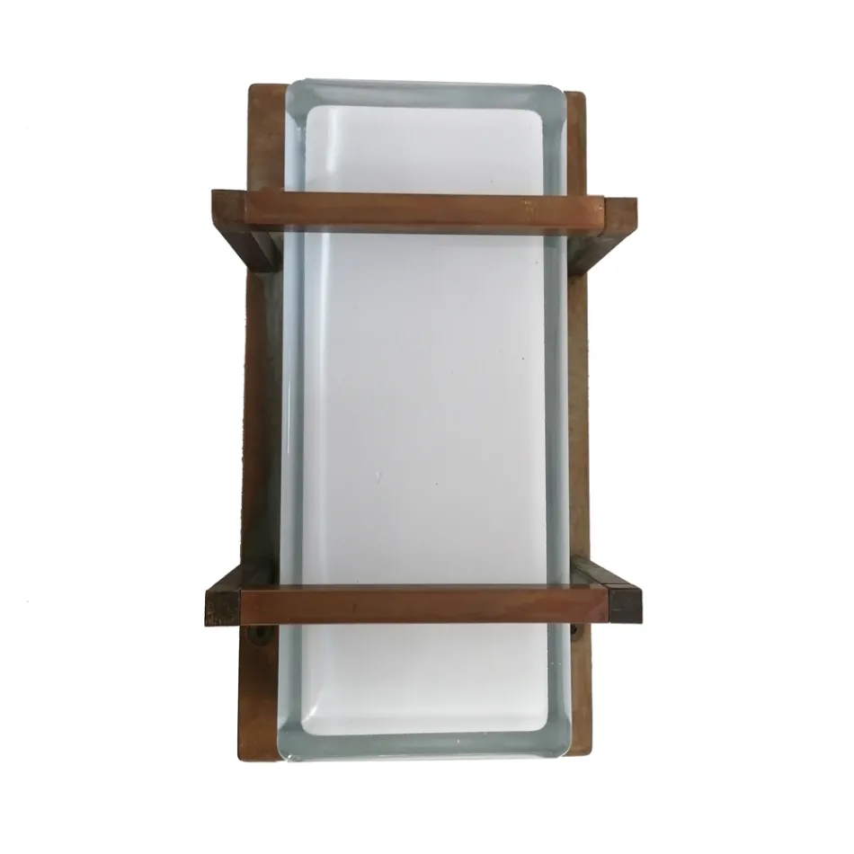 Brass Outdoor Wall Light, E27, and Geometric Style Made in Italy - Crystal Viadurini