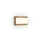 Vintage Brass Outdoor Wall Light with E27 Socket and IP44 - Crystal Viadurini