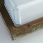 Vintage Brass Outdoor Wall Light with E27 Socket and IP44 - Crystal Viadurini