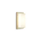 Vintage Brass Outdoor Wall Light with E27 Socket and IP44 - Crystal Viadurini