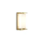 Vintage Brass Outdoor Wall Light, E27 and Elegant Light - Crystal Viadurini