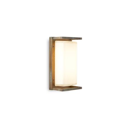 Vintage Brass Outdoor Wall Light, E27 and Elegant Light - Crystal Viadurini