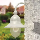 Vintage Style Outdoor Wall Lamp in Aluminum Made in Italy - Cassandra Viadurini