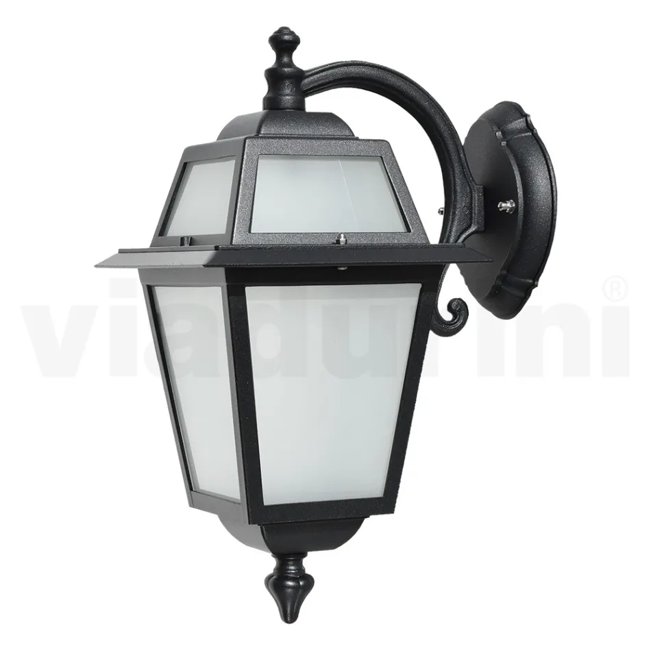 Outdoor Wall Light in Die-Cast Aluminum and Glass Made in Italy - Elric Viadurini