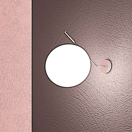 Hand-blown Venetian Glass Wall Light - Snow Viadurini