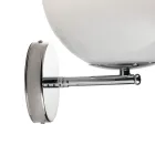 Isotta - White Venetian Glass Wall Sconce Made in Italy Viadurini