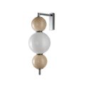 Large Three-Light Wall Sconce in Cased Glass Made in Italy - Lumira