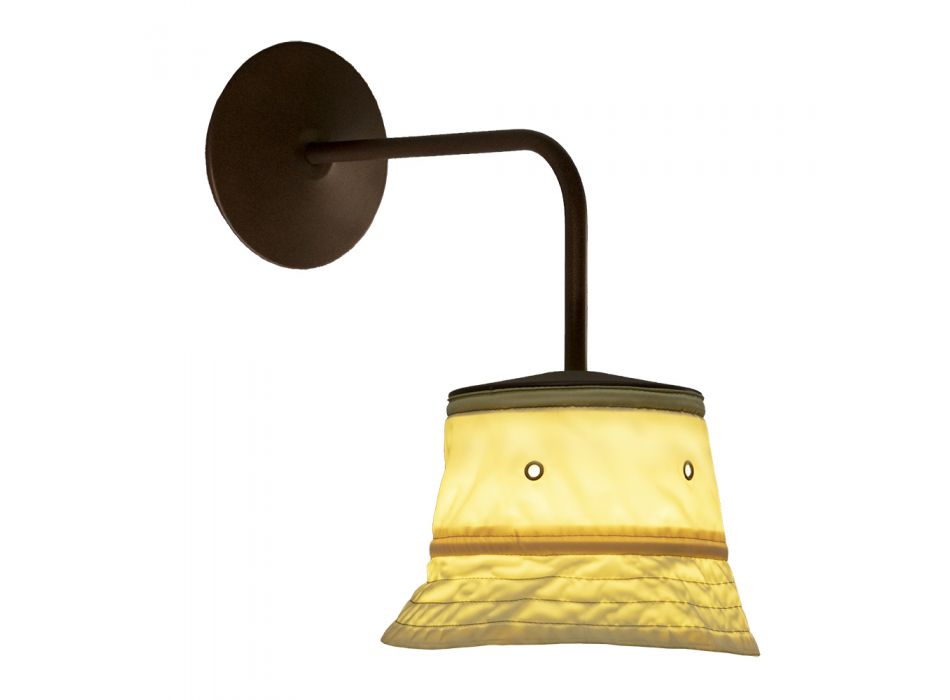 Wall Lamp in Aluminum and Polyester Made in Italy - Toscot Junction Viadurini