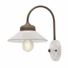 Lights in colored ceramic wall and brass Alice Ferroluce Viadurini