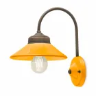 Lights in colored ceramic wall and brass Alice Ferroluce Viadurini