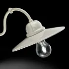 Lamp in glossy ceramic wall Ferroluce Retro Viadurini