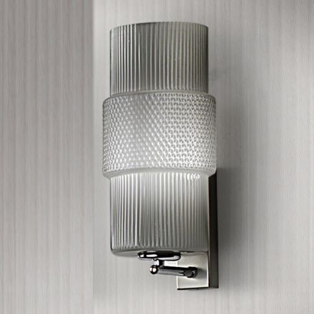 Wall Sconce in Hand Blown Glass in Venice and Metal - Satomi Viadurini