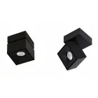 Decorative Led Wall Light in White or Black Aluminum for Interior - Vernon Viadurini