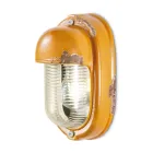 Wall Lamp Handmade Ceramic and Vertical Industrial Iron - Vintage Viadurini