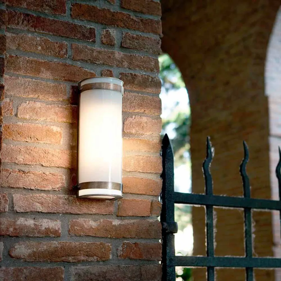 Wall Hanny Aldo Bernardi brass and white methacrylate Viadurini