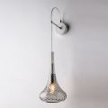 Iron Wall Lamp with Pyrex Glass Made in Italy - Corinto