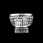 Made in Italy Iron and Gold Applique with Rhinestones for Interior Decorating - Austria Viadurini