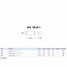 Wall stoneware ceramic white Glamour Aldo Bernardi Viadurini