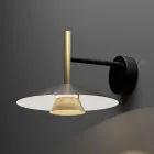 Metal Wall Lights in Various Finishes Made in Italy - Mira Viadurini