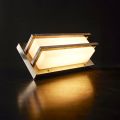 Vintage Brass Wall Lamp, E27 Socket, and Atmospheric Light Made in Italy - Crystal