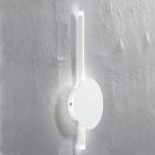 Modern Design LED Wall Lamp in White, Black or Gold Metal - Hand Viadurini