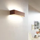 Indoor Led Wall Lamp in White, Black or Corten Aluminum - Renella Viadurini