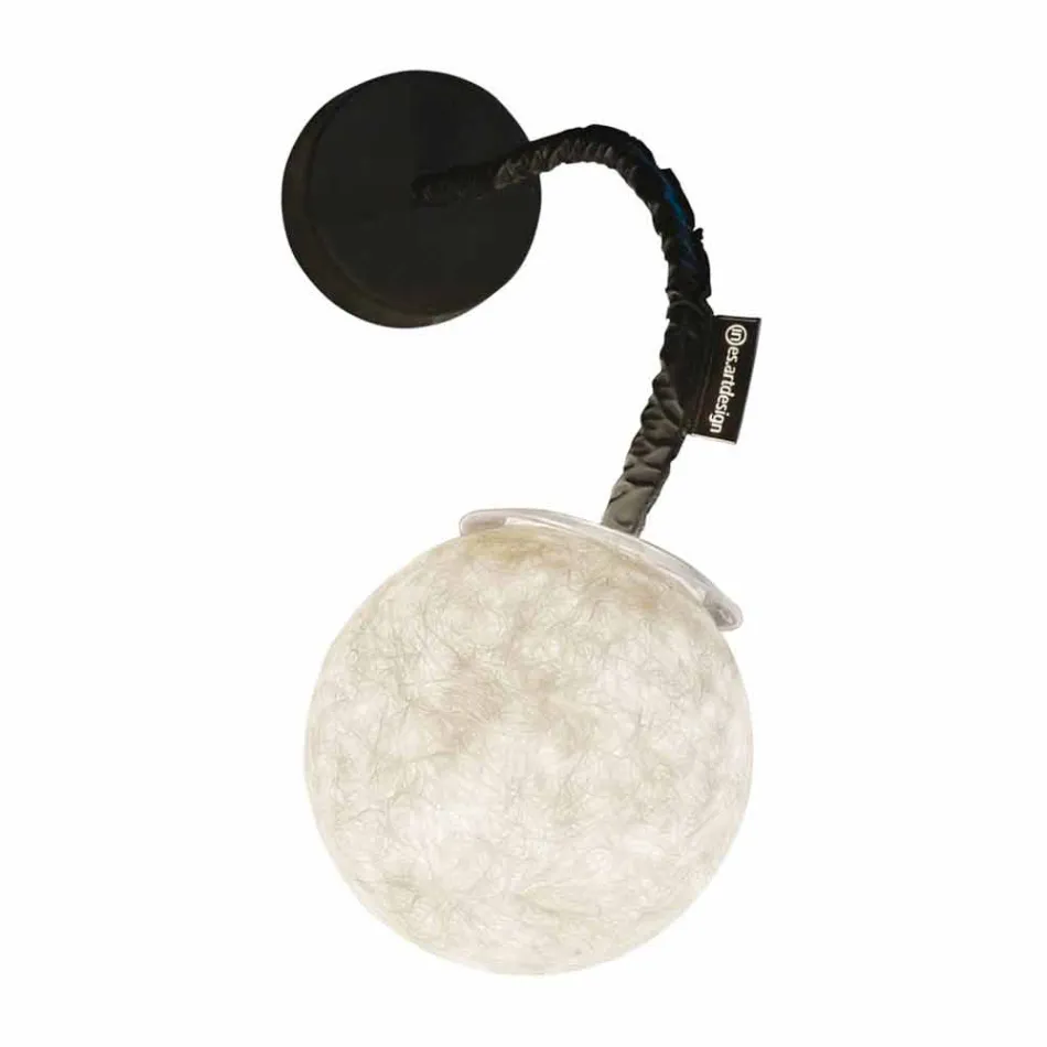 Modern wall light In-es.artdesign Micro Luna Wall light in nebulite Viadurini
