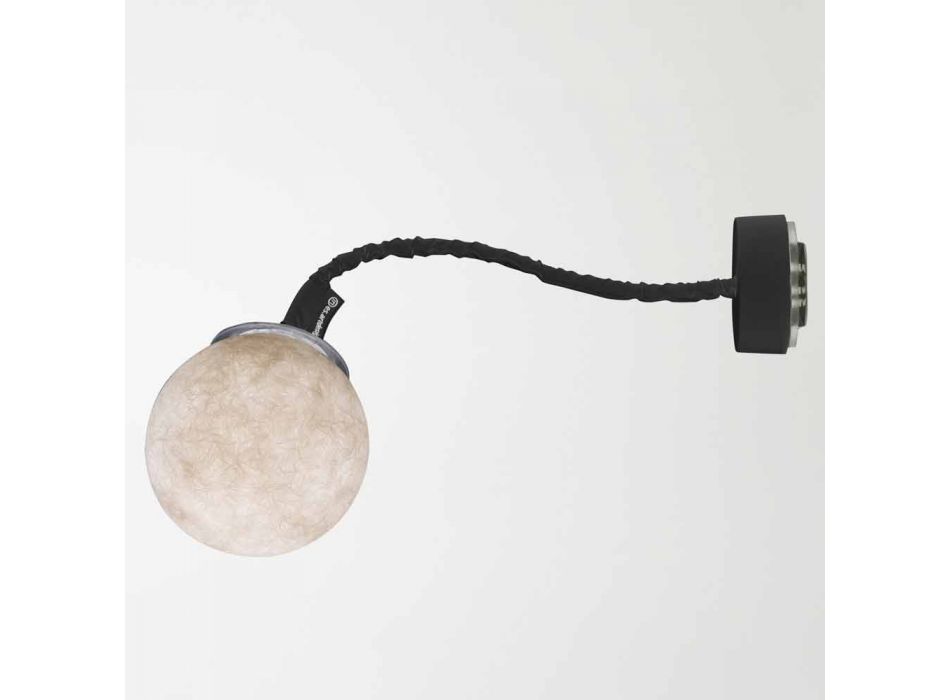 Modern wall light In-es.artdesign Micro Luna Wall light in nebulite Viadurini