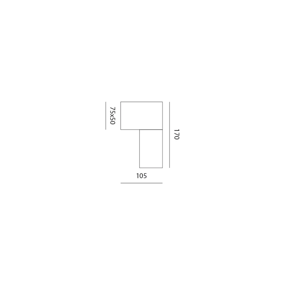 Modern Wall Lamp in Ceramic and Brushed Copper Made in Italy - Toscot Match Viadurini