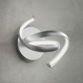 Modern Wall Lamp in Silver Metal, Minimal Design Led Wall - Lumino