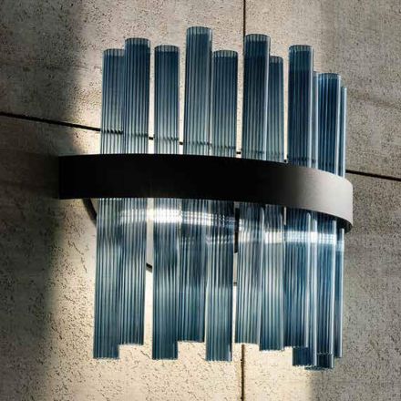 Modern Italian Luxury Handcrafted Blown Glass Wall Lamp - Maesta Viadurini