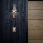 Outdoor Wall Light in Brass and Copper Made in Italy - Sword Viadurini