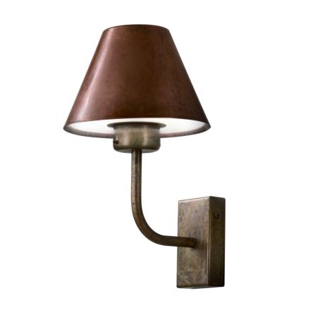 Outdoor Wall Light in Brass and Copper Made in Italy - Sword Viadurini