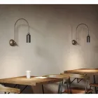Inteno Wall Light in Different Finishes Made in Italy - Lady Viadurini