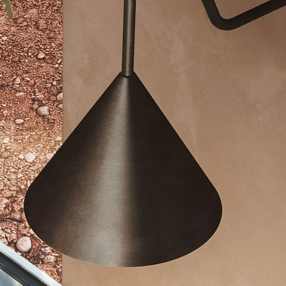 Indoor Wall Light in Graphene Made in Italy - Rain Viadurini