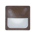Square Brass Wall Sconce with Optional Detail - Boat Viadurini