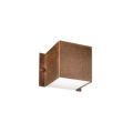 Square Wall Light in Copper and LED Made in Italy - Example