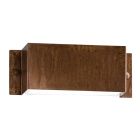 Rectangular Wall Light in Copper and LED Made in Italy - Example Viadurini