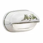 Horizontal Outdoor Wall Lamp in Ceramic Hand Painted Flowers - Brindisi Viadurini