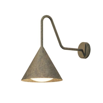Outdoor Wall Lamp in Glass and Brass Made in Italy - Rain Viadurini